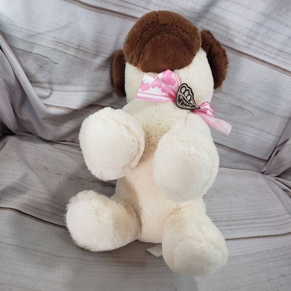 Hugfun Valentine Puppy Love Bulldog Pug Dog Plush Stuffed Toy 14 Inch 2017 - Picture 5 of 12